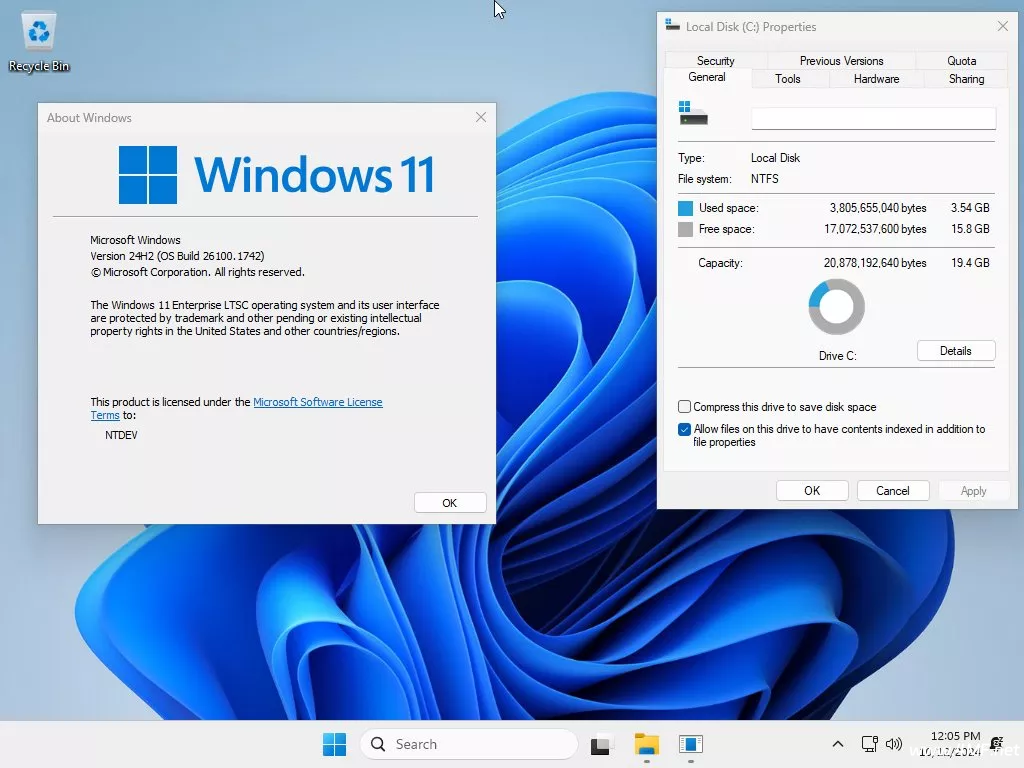 Windows 11 超级精简版 Tiny11 （24H2） 官方下载ISO