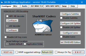 Shark007 Codecs(多媒体编解码器套件) v20.3.8 便携版