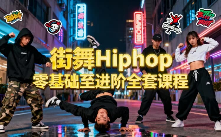 街舞Hiphop零基础至进阶全套课程