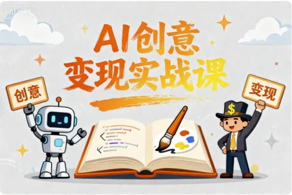AI创意变现实战课 用人工智能让灵感变现金