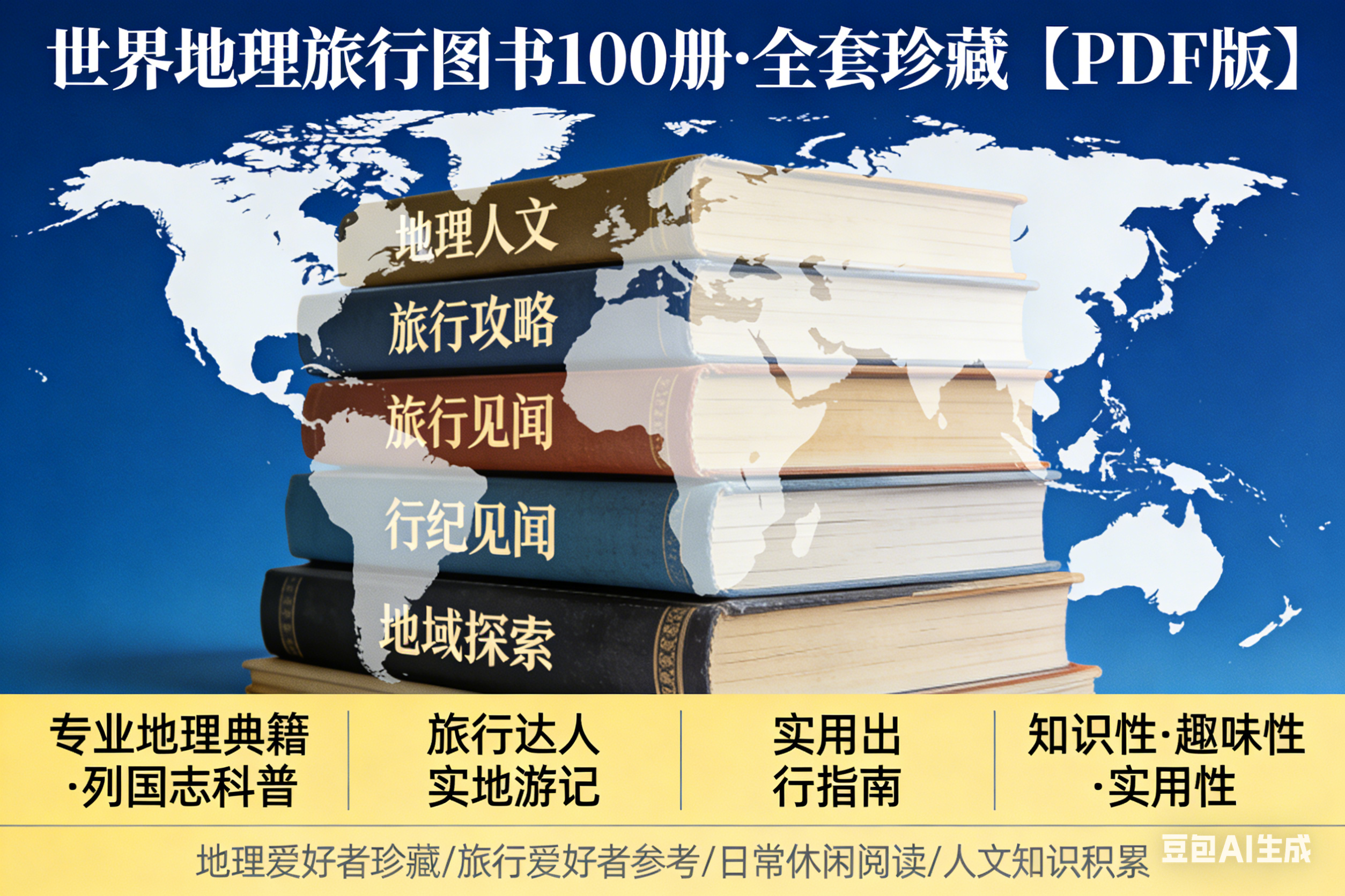 世界地理旅行图书100册 全套珍藏【PDF版】