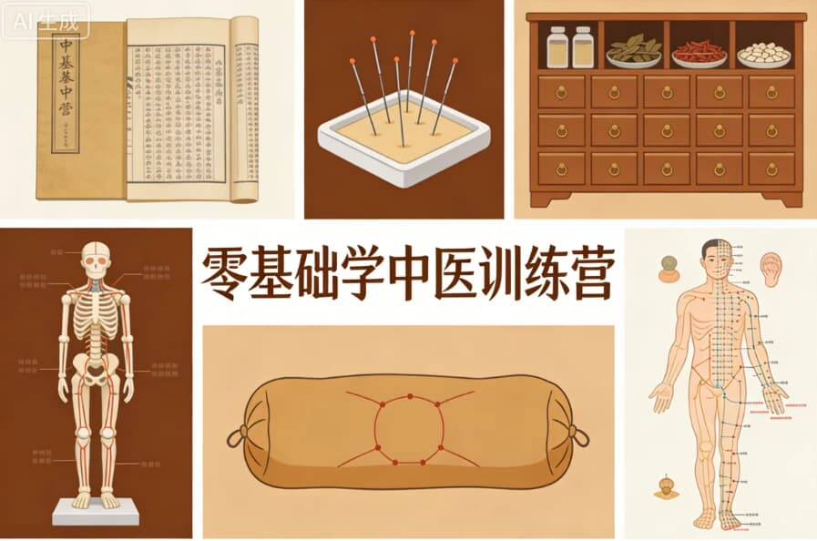零基础学中医训练营（完结・视频+讲义全套）