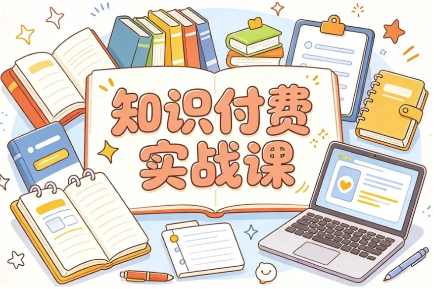 知识付费实战课,新手也能快速搭建变现体系
