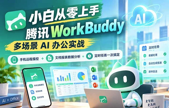 小白从零上手腾讯WorkBuddy
